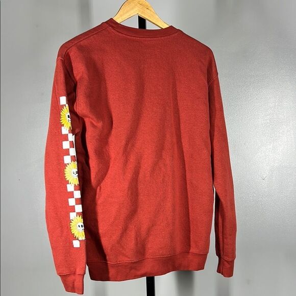 Eighty Eight Red Jumpsuit with Sunflower Patch - Picture 8 of 12